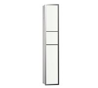 emco asis module 150 module de toilette encastré modèle de module de toilette, boîte porte-papier, jeu de brosses de toilette, 976027864, Couleur: Chrome/Optiwhite