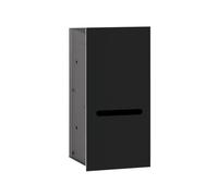 Emco Bad Module WC Asis 2.0 encastré, charnières à gauche 972427522 aluminium/noir