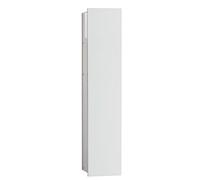 emco asis module 2.0 module pour WC - modèle encastré, 1 porte, charnières à droite, 975427452, Couleur: aluminium/optiblanc