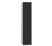 emco asis module 2.0 module pour WC - modèle encastré, 1 porte, charnières à droite, 975427552, Couleur: aluminium/noir