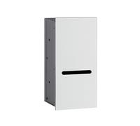 emco asis module 2.0 module pour WC modèle encastré, charnières à gauche, 972427422, Couleur: aluminium/optiblanc