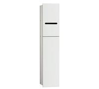 emco asis module 2.0 module WC - modèle encastré, porte-papier toilette, 1 porte avec fente, charnières à gauche, 975427451
