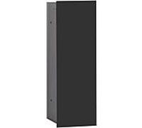 Emco Asis module 2. 1930 garniture de toilette 973427531 noir, 170x346 mm, modèle à encastrer