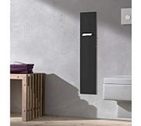 Emco Bad Module WC Asis 2.0 975427550 encastré porte-papier 1 porte fente charnière droite alu/noir