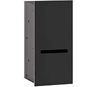 Emco module Asis 2. module papier 1930 WC 972427522 noir, 170x346 mm, butée à gauche, encastré