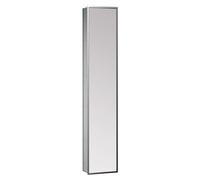 Emco asis Module 300 Module d'armoire avec Porte Miroir des Deux côtés - à encastrer, 972028013, Couleur: Aluminium