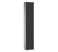 emco asis module 300 Module d'armoire - modèle encastré, avec grand compartiment de rangement, 972027513, Couleur: aluminium/noir