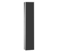 emco asis module 300 Module d'armoire - modèle encastré, avec grand compartiment de rangement, 972027913, Couleur: chrome/noir