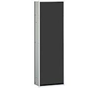 Emco Asis Module 300 Module module 977027563 aluminium / noir, porte vitrée, modèle à encastrer