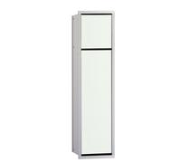 emco asis module module 150 WC module - modèle encastré, porte-papier, jeu de brosses WC, 974027840, Couleur: chrome/opti-blanc