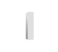 emco asis module pure module WC, façade en bois d'une pièce, encastré, butée à droite, 730x170mm, avec compartiment pour rouleau de réserve, 975551311, Couleur: blanc alpin