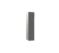 emco asis module pure module WC, façade en bois d'une pièce, encastré, butée à droite, 730x170mm, avec compartiment pour rouleau de réserve, 975551511, Couleur: gris diamant