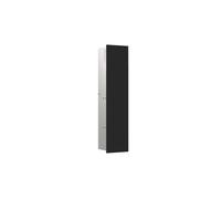 emco asis module pure module WC, façade en bois d'une pièce, encastré, butée gauche, 730x170mm, avec compartiment pour rouleau de réserve, 975551410, Couleur: black-matt