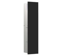 emco asis module pure module WC, façade en bois d'une pièce, encastré, butée gauche, 730x170mm, avec compartiment pour rouleau de réserve, 975551410