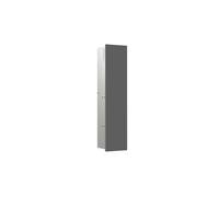 emco asis module pure module WC, façade en bois d'une pièce, encastré, butée gauche, 730x170mm, avec compartiment pour rouleau de réserve, 975551510, Couleur: gris diamant
