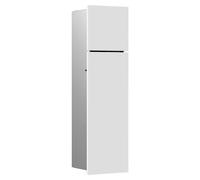 emco asis module pure module WC, façade en bois en deux parties, encastré, butée à droite, 600x170mm, 975551303