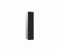 emco asis module pure module WC, façade en bois en deux parties, encastré, butée à droite, 730x170mm, avec compartiment pour rouleau de réserve, 975551401, Couleur: black-matt