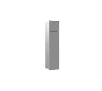 emco asis module pure module WC, façade en bois en deux parties, encastré, butée gauche, 730x170mm, avec compartiment pour rouleau de réserve, 975551500, Couleur: gris diamant