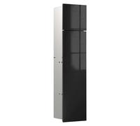 emco asis module pure WC, montage encastré, charnière de porte à gauche, façade en verre en deux parties, 730x170mm, avec compartiment pour rouleau de réserve, 975527500