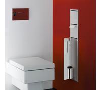 Emco Asis 975027450 Modules toilettes Box pour Porte-papier, porte-papier de réserve ou porte papier humide, porte-balai de WC