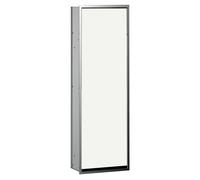 Emco Asis module 300 module d'armoire 977027863 chromé / optiwhite, porte vitrée, modèle à encastrer