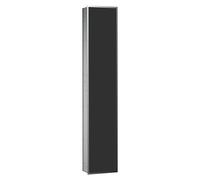 emco asis module 300 Module d'armoire - modèle encastré, avec grand compartiment de rangement, 972027913, Couleur: chrome/noir