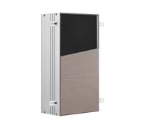 emco asis modules plus - Collecteur de déchets modèle encastré, porte carrelable, 250 x 492 mm, 975611015