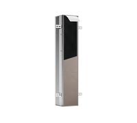 Emco Asis plus encastré WC - garniture de toilette 975611011 11011, charnière de porte droite, aluminium, 803 mm, porte carrelée