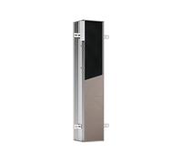 Emco 975611001 Asis Plus Porte-Rouleau de Papier Toilette encastré avec Cadre en Aluminium et butée de Porte à Droite