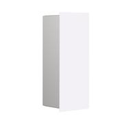 emco asis modules pure : collecteur de déchets modèle encastré, façade en verre, 170 x 436 mm, 975528412, Couleur: Blanc mat