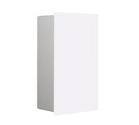 emco asis modules pure : collecteur de déchets modèle encastré, façade en verre, 250 x 436 mm, 975528413, Couleur: Blanc mat