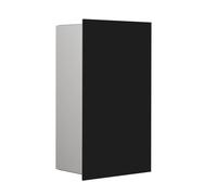 emco asis modules pure : collecteur de déchets modèle encastré, façade en verre, 250 x 436 mm, 975528513, Couleur: Noir mat