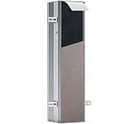 Emco Asis plus 11012 module encastré WC 975611012 charnière de porte gauche, aluminium, 658 mm, porte carrelée