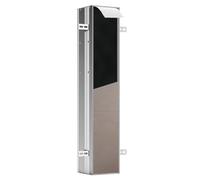 emco asis module plus, module WC encastré, H:803mm, compartiments pour rouleau de réserve ou boîte de papier humide, papier WC, garniture de WC intégrée, butée de porte à droite, retrait du papier au