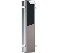 WC encastré Emco Asis plus garniture de toilette 975611011 11011, charnière de porte à droite, aluminium, 803 mm, porte carrelée