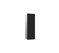 Emco Asis Plus module d'armoire encastré 975551406 250x730mm, charnière à gauche, noir mat