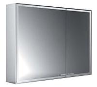 Emco Asis Prestige 2 armoire de toilette éclairée en saillie 989708005 888x639mm, porte large à gauche, avec système d'éclairage
