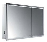Emco Asis Prestige 2 armoire de toilette éclairée encastrée 989707107 1015x666mm, porte large à gauche, sans système d'éclairage