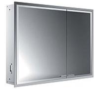Emco Asis Prestige 2 armoire de toilette avec éclairage à encastrer 989708105 915x666mm, porte large à gauche, avec système d'éclairage