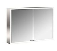 Emco Asis Prime armoire de toilette éclairée en saillie 949705083 1000x700mm, 2 portes, paroi arrière Spiegel