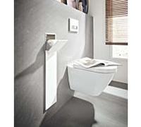 Emco Asis Pure encastré WC - garniture de toilette 975551303 module WC , 170x600 mm, butée à droite, blanc mat