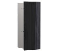 emco asis pure Ensemble brosse WC module, montage encastré, charnière de porte à gauche, façade en verre, 436x170mm, 975527504