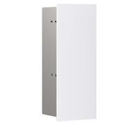 emco asis pure Ensemble brosse WC module, montage encastré, charnière de porte à gauche, façade en verre, 436x170mm, 975528404