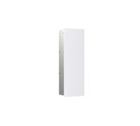 emco asis pure Module d'armoire, montage encastré, charnière de porte à droite, façade en verre, 730x250mm, 2 étagères en verre, 975528407, Couleur: Blanc alpin Mat