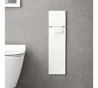 Emco Bad Module WC Asis Module Pure encastré, façade bois 2 parties, 600×170 mm, blanc alpin
