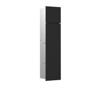Emco Asis Pure Module WC avec porte-brosse, brosse WC, dérouleur de papier toilette et porte-rouleaux de papier toilette, 975528501,