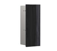 emco asis pure Ensemble brosse WC module, montage encastré, charnière de porte à gauche, façade en verre, 436x170mm, 975527504