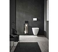 Emco Asis Pure module WC encastré 975551401 170x730mm, butée à droite, noir mat