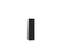 emco asis module pure module WC, façade en bois en deux parties, encastré, butée à droite, 600x170mm, 975551403, Couleur: black-matt