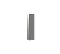 Emco Asis Pure module WC encastré 975551500 170x730mm, charnière à gauche, gris diamant